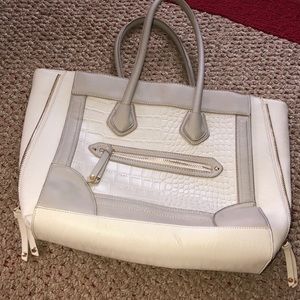 White handbag